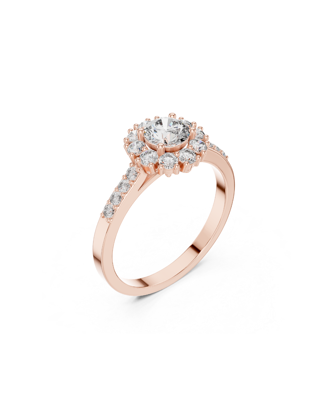 Round Shape Lab Grown Diamond Ring