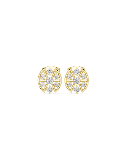 Round Shape 0.45 CT.Diamond Earring