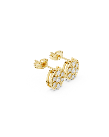 Round Shape 0.45 CT.Diamond Earring