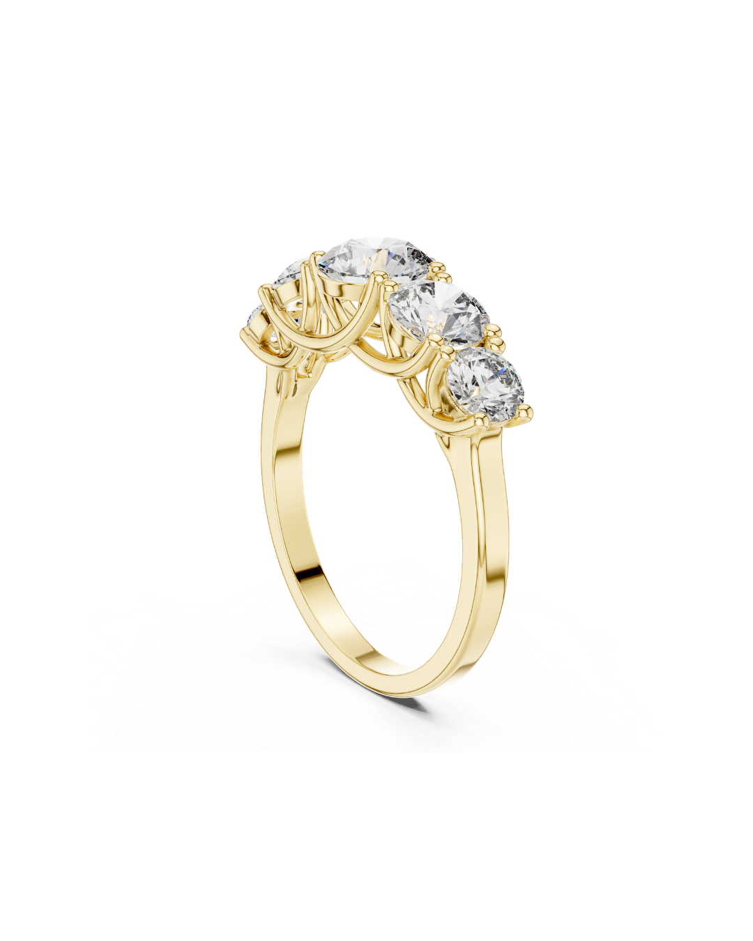 Round Shape Lab Grown Diamond Ring