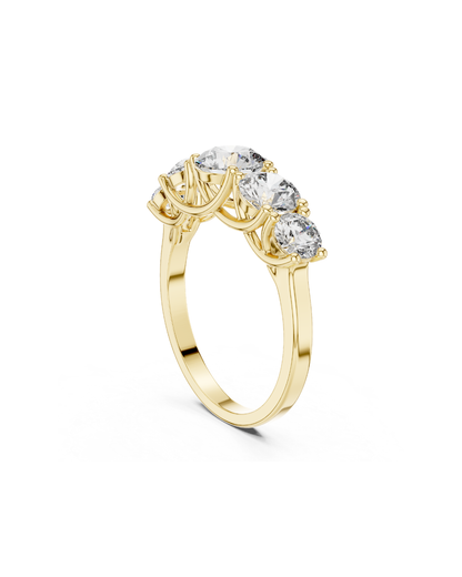 Round Shape Lab Grown Diamond Ring