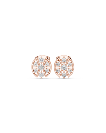Round Shape 0.45 CT.Diamond Earring