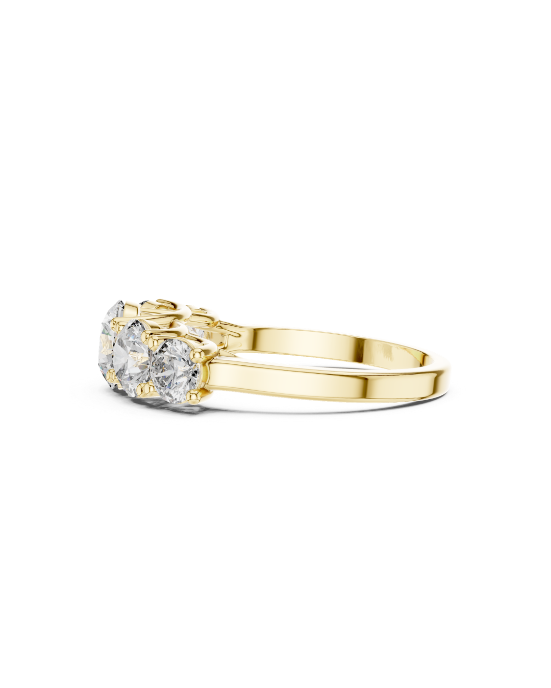 Round Shape Lab Grown Diamond Ring