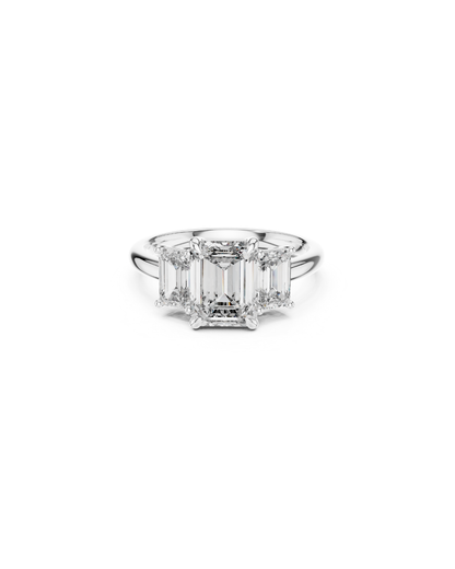 Emerald Shape Lab Grown Diamond Ring