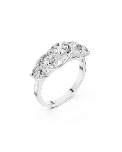 Round Shape Lab Grown Diamond Ring