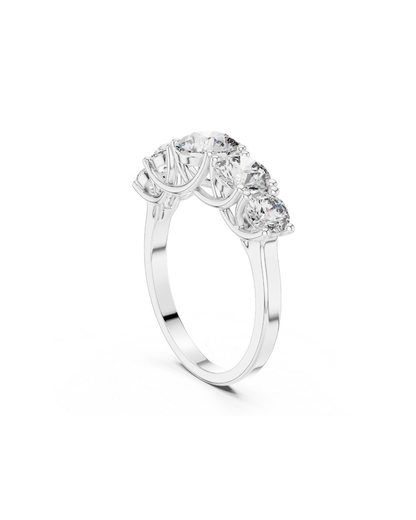 Round Shape Lab Grown Diamond Ring