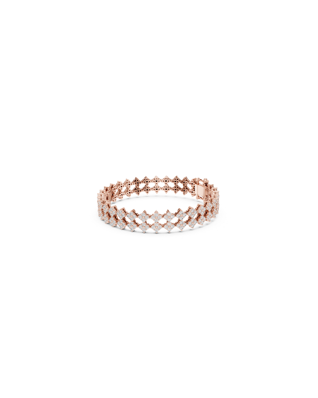 Round Shape Lab Grown Diamond Bracelet