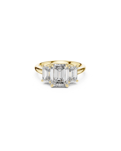 Emerald Shape Lab Grown Diamond Ring