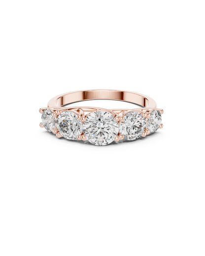 Round Shape Lab Grown Diamond Ring