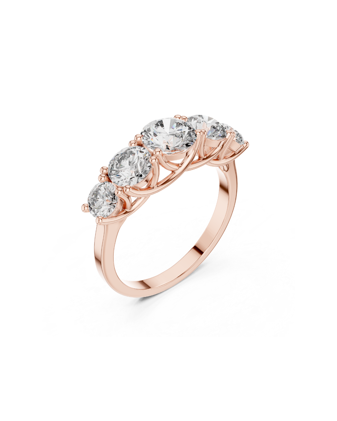 Round Shape Lab Grown Diamond Ring