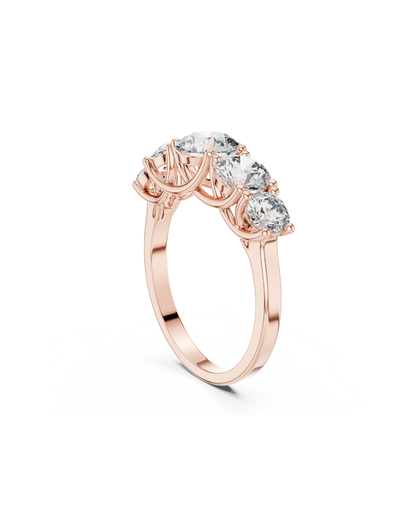 Round Shape Lab Grown Diamond Ring