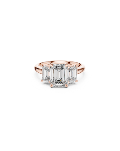 Emerald Shape Lab Grown Diamond Ring