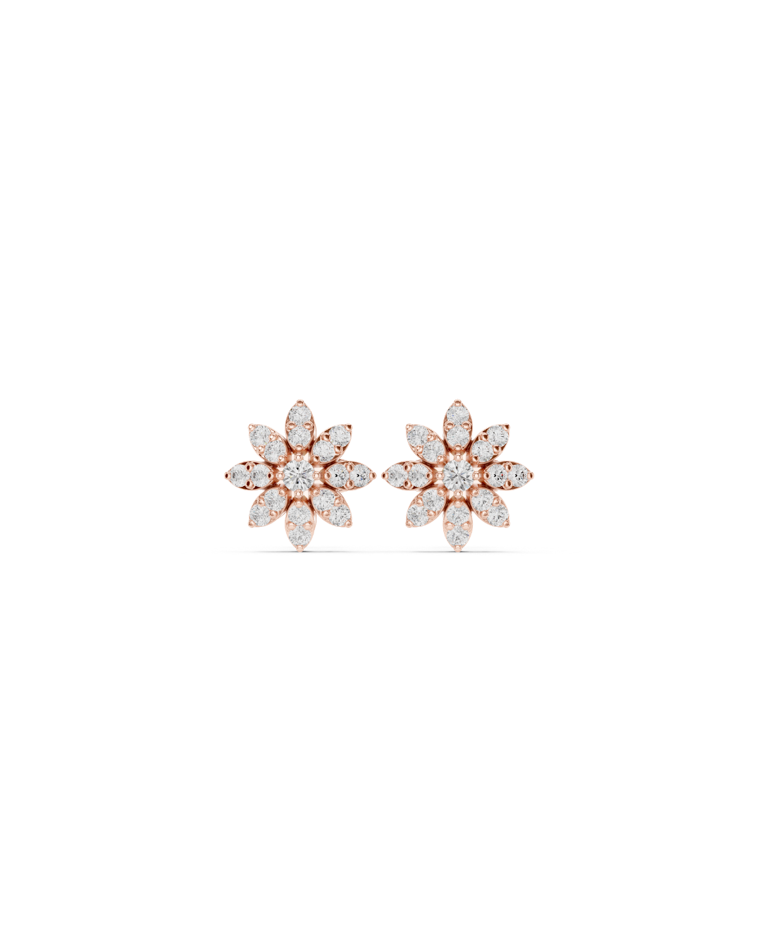 Round Shape 0.47 CT.Diamond Earring