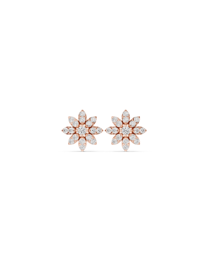 Round Shape 0.47 CT.Diamond Earring
