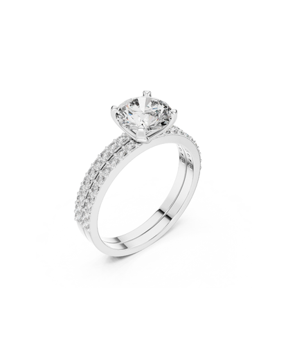 Round Shape Lab Grown Diamond Ring