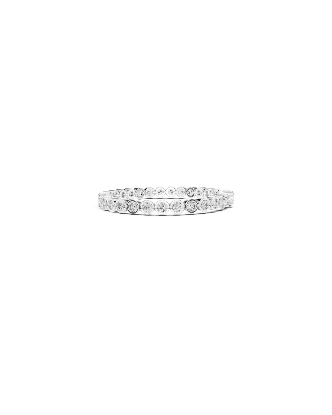 Round Shape Lab Grown Diamond Bracelet