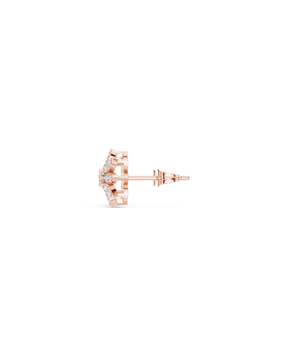 Round Shape 0.47 CT.Diamond Earring