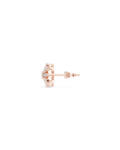 Round Shape 0.47 CT.Diamond Earring