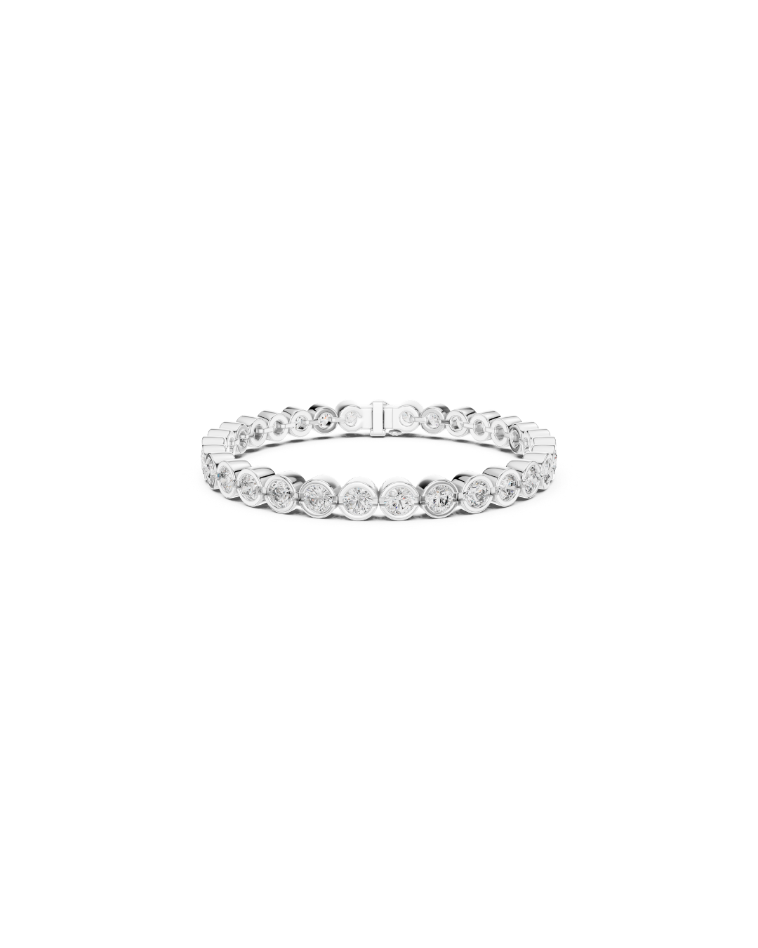 Round Shape Lab Grown Diamond Bracelet