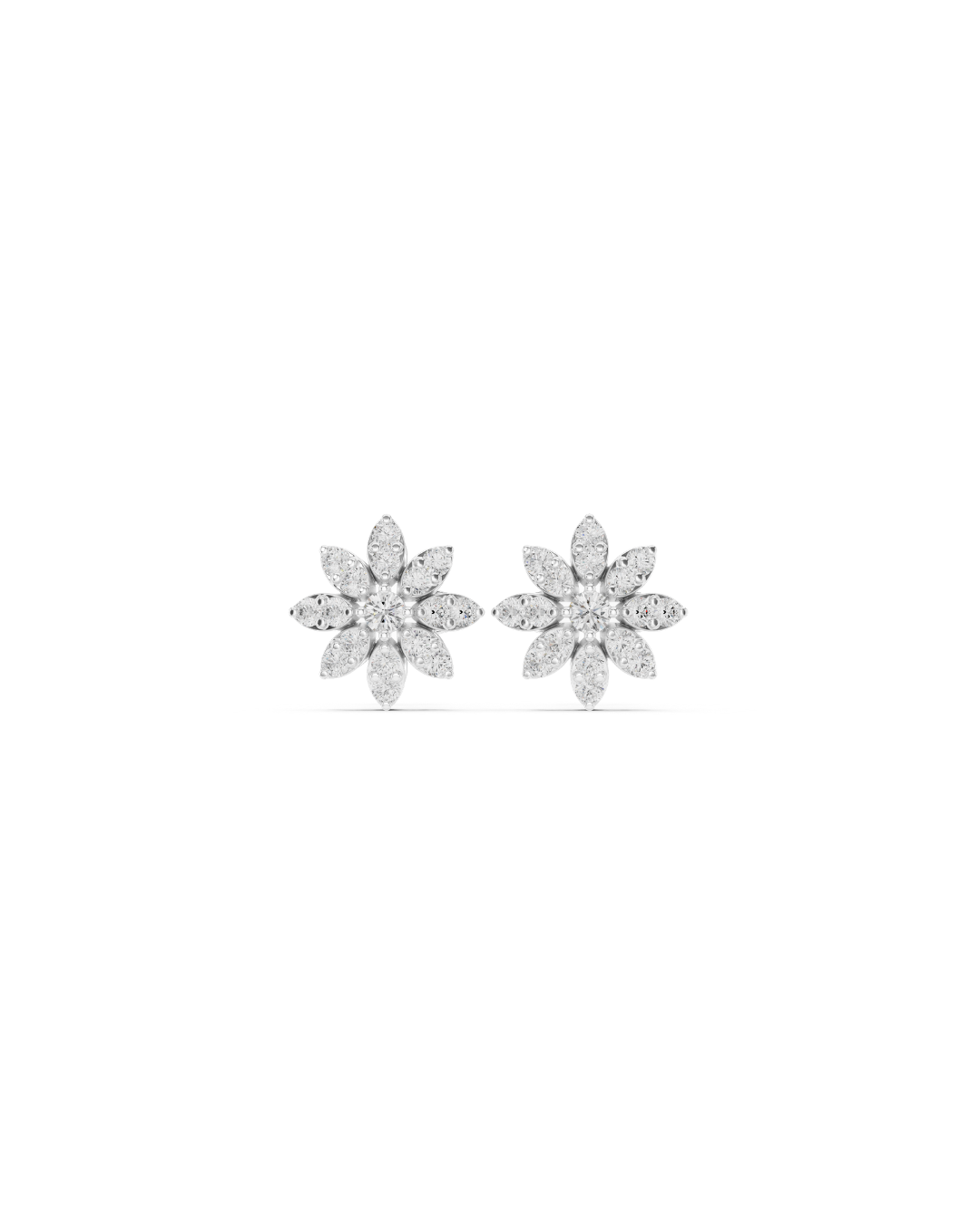 Round Shape 0.47 CT.Diamond Earring
