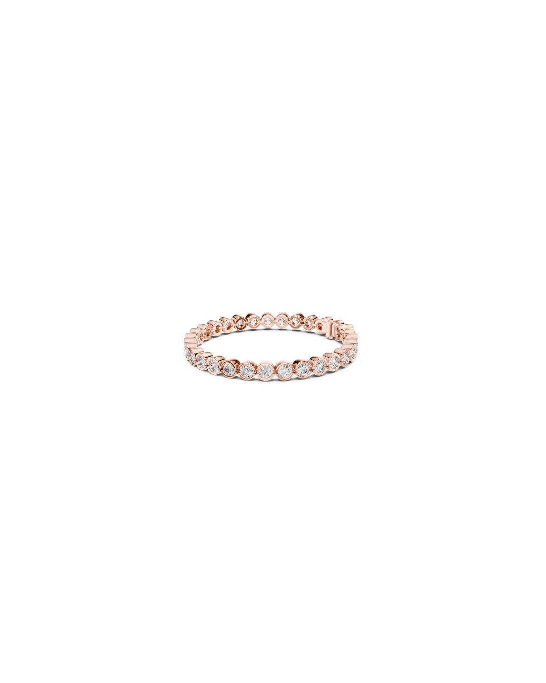 Round Shape Lab Grown Diamond Bracelet