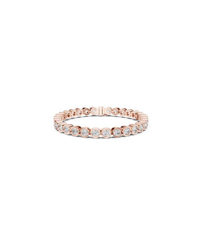 Round Shape Lab Grown Diamond Bracelet