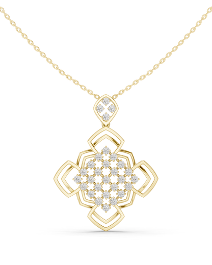 Round Shape 1.02 CT.Diamond Pendal