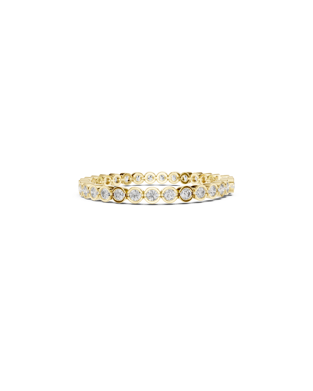 Round Shape Lab Grown Diamond Bracelet