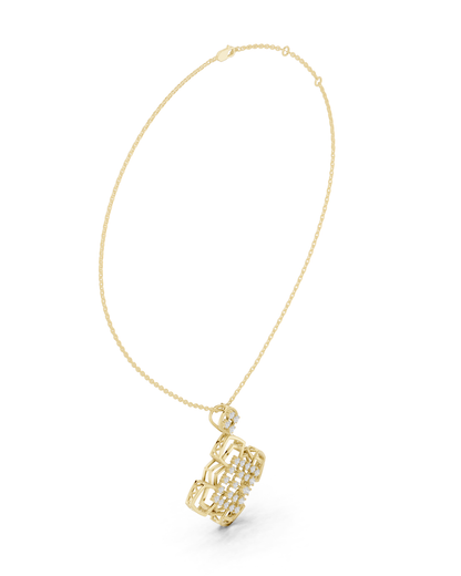 Round Shape 1.02 CT.Diamond Pendal