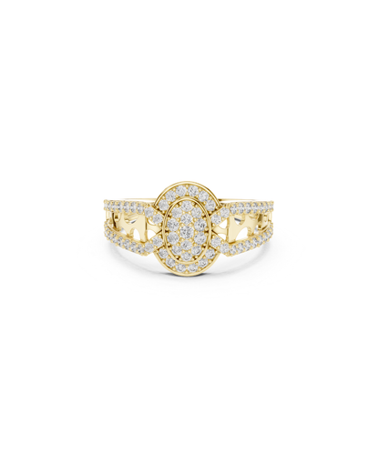 Round Shape Lab Grown Diamond Ring