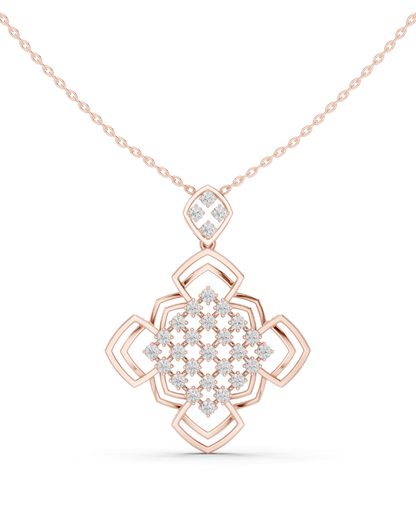 Round Shape 1.02 CT.Diamond Pendal
