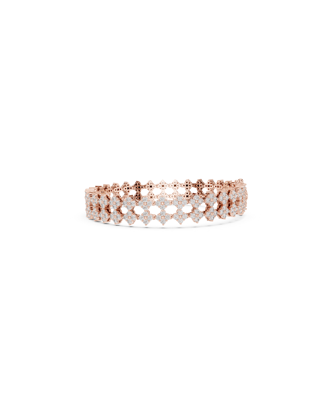 Round Shape Lab Grown Diamond Bracelet