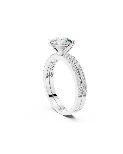 Round Shape Lab Grown Diamond Ring