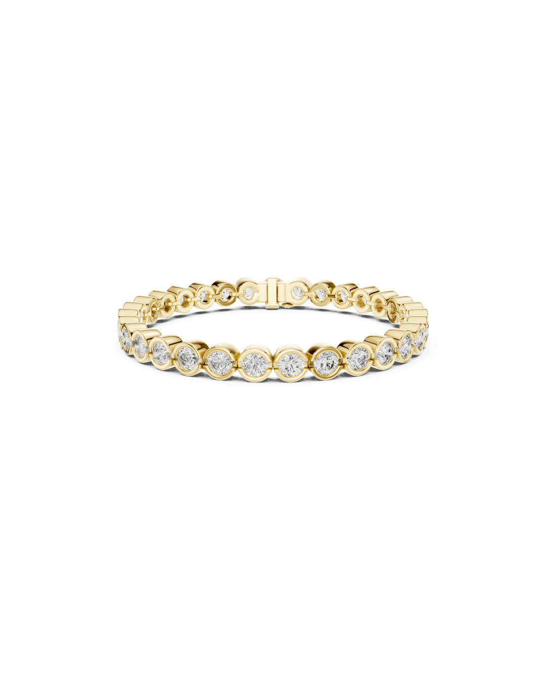 Round Shape Lab Grown Diamond Bracelet