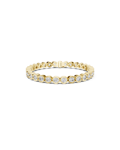 Round Shape Lab Grown Diamond Bracelet