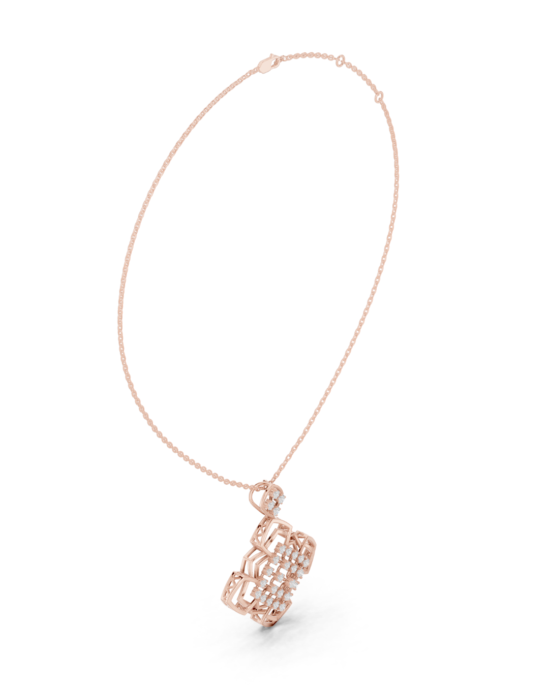 Round Shape 1.02 CT.Diamond Pendal