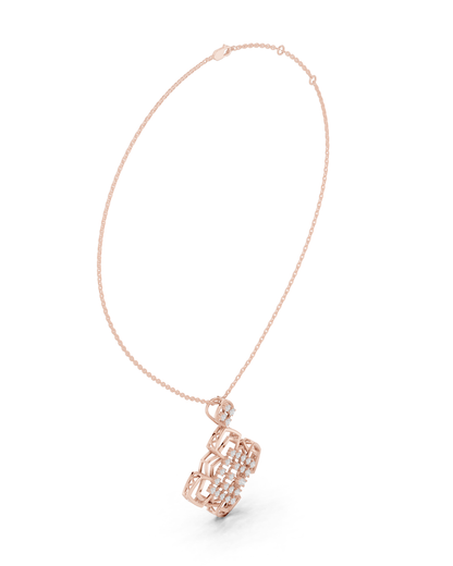 Round Shape 1.02 CT.Diamond Pendal