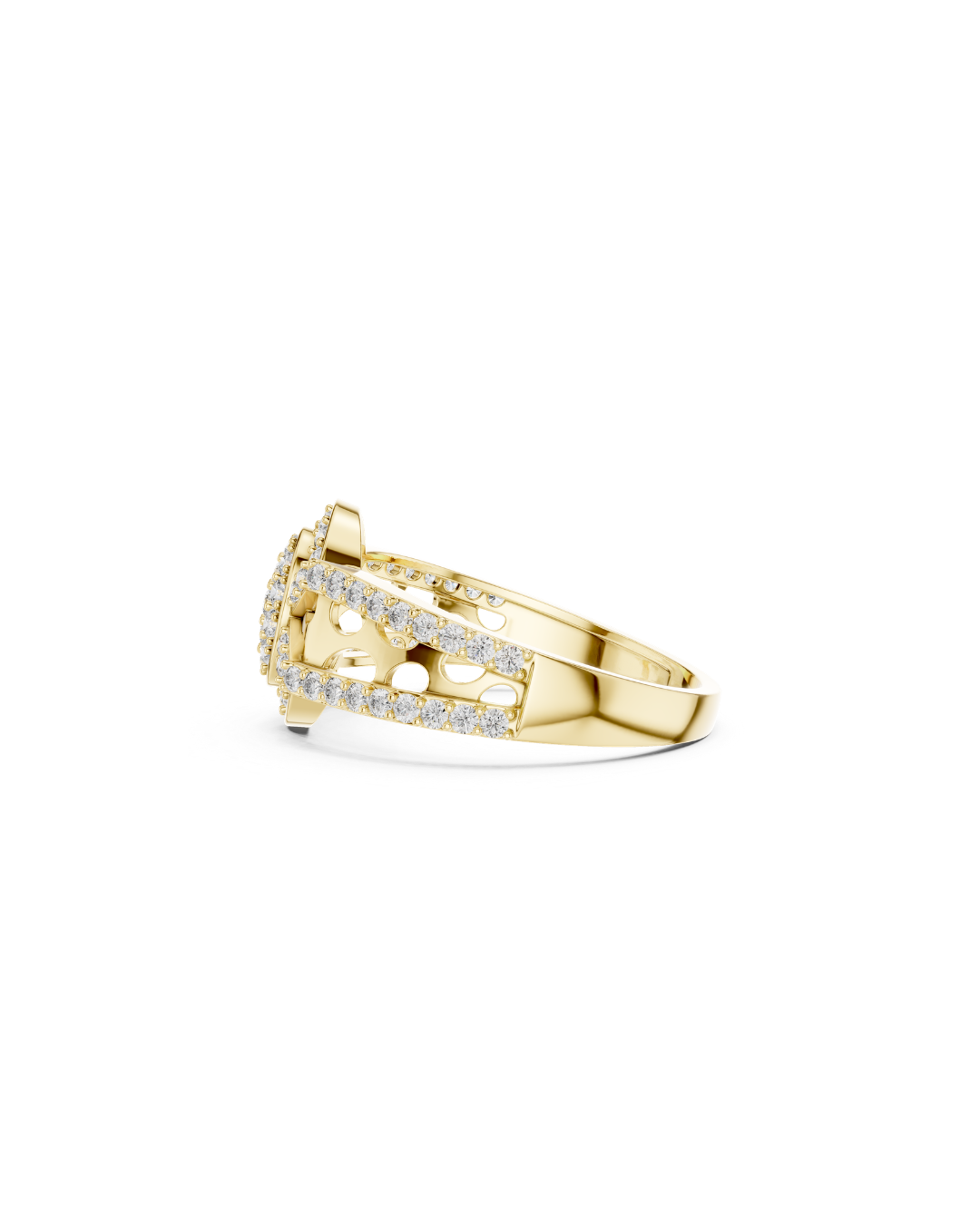 Round Shape Lab Grown Diamond Ring