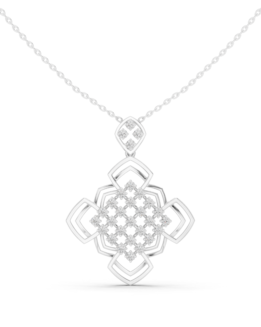 Round Shape 1.02 CT.Diamond Pendal
