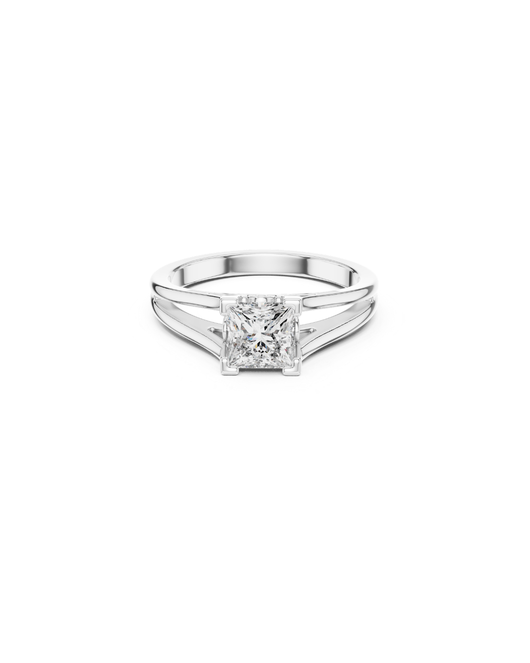 Princess Shape Lab Grown Diamond Ring
