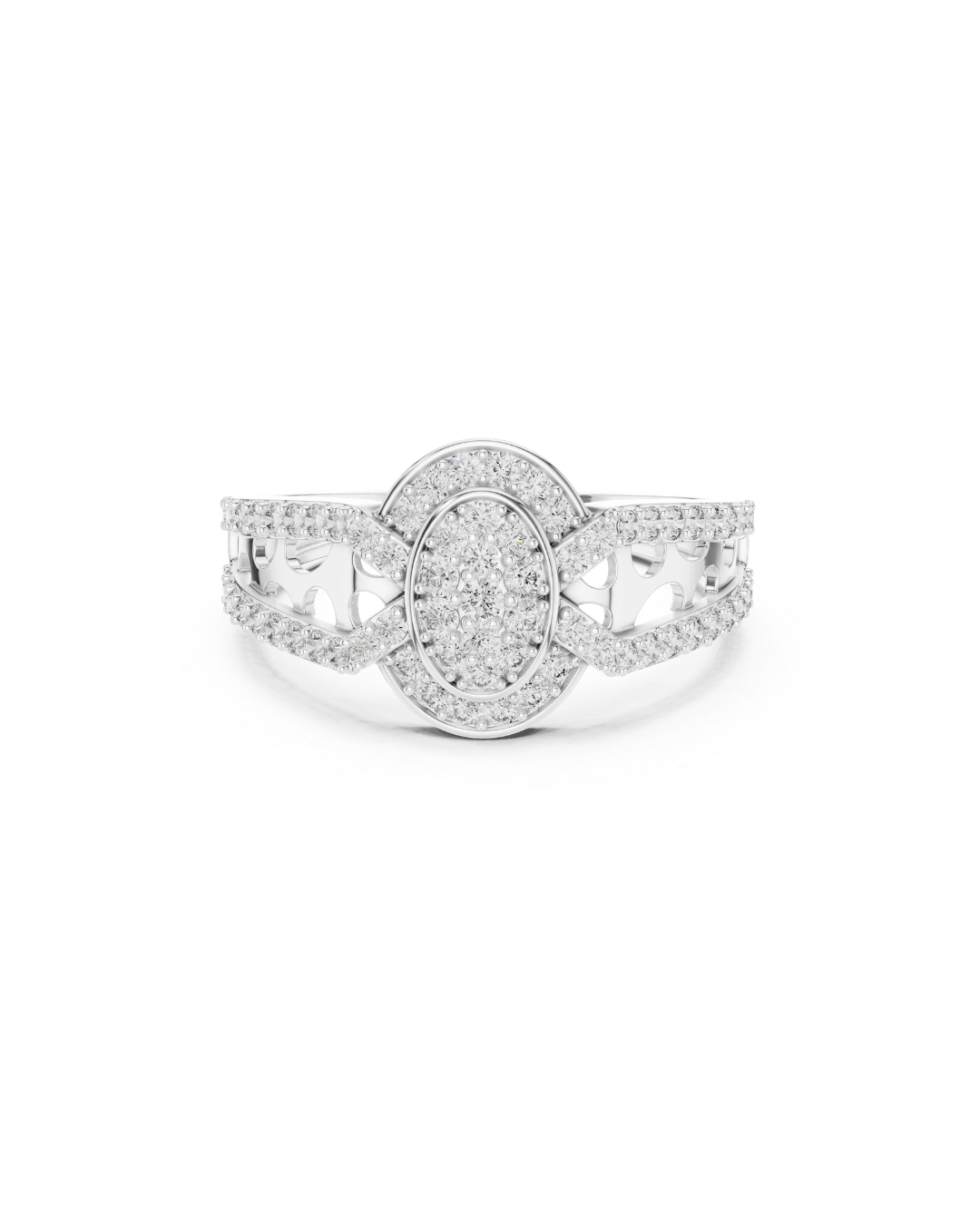 Round Shape Lab Grown Diamond Ring