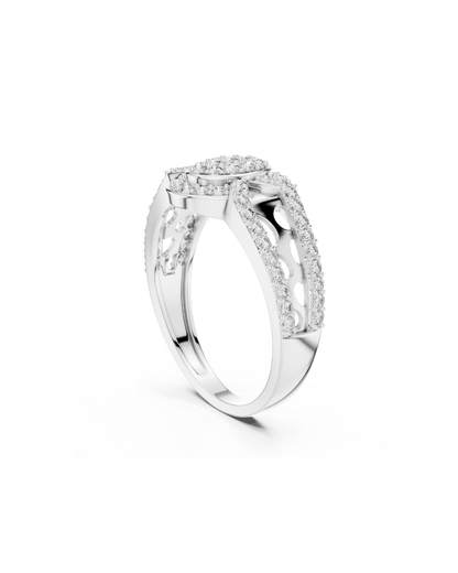 Round Shape Lab Grown Diamond Ring