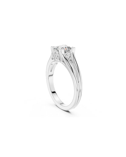 Princess Shape Lab Grown Diamond Ring