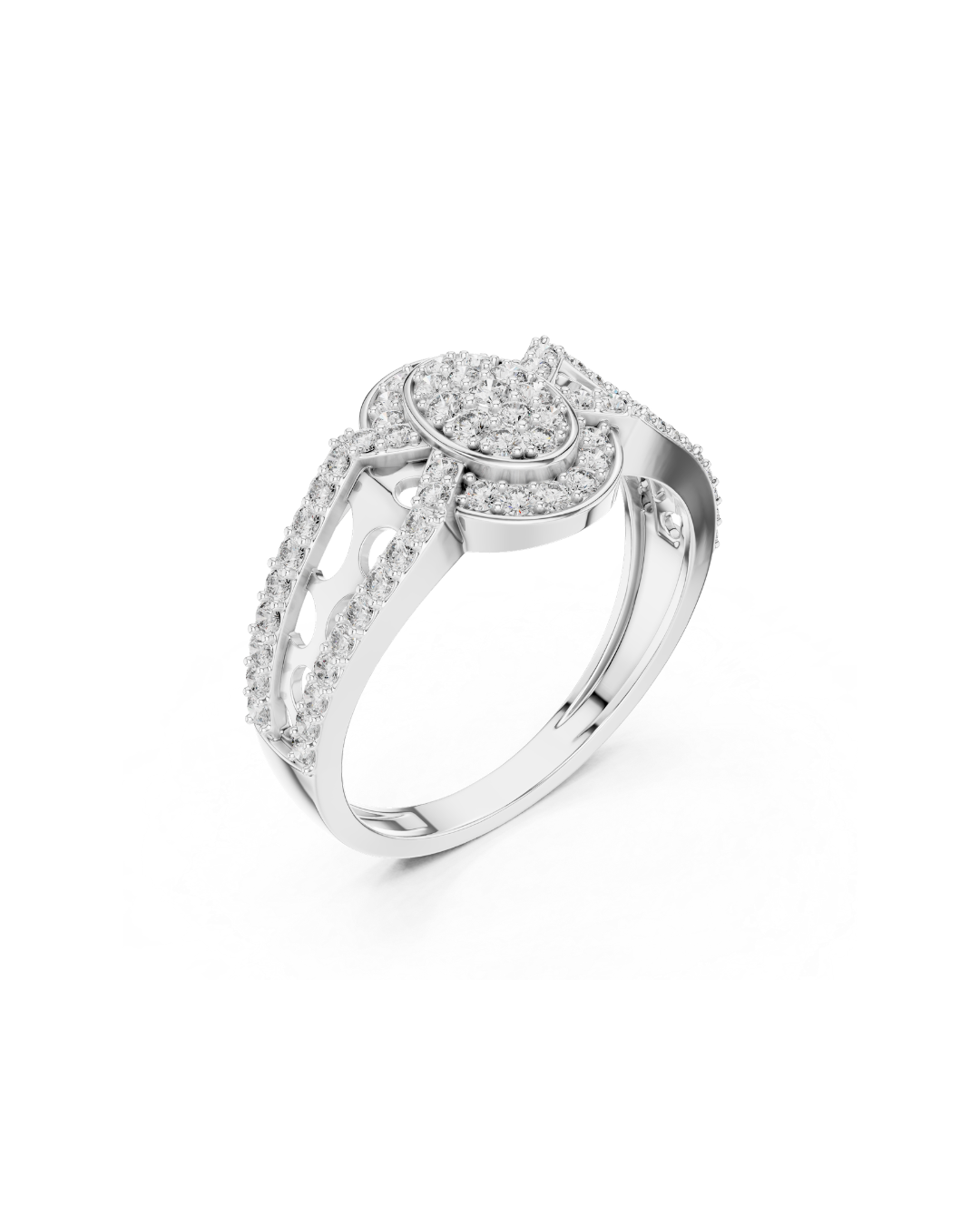 Round Shape Lab Grown Diamond Ring