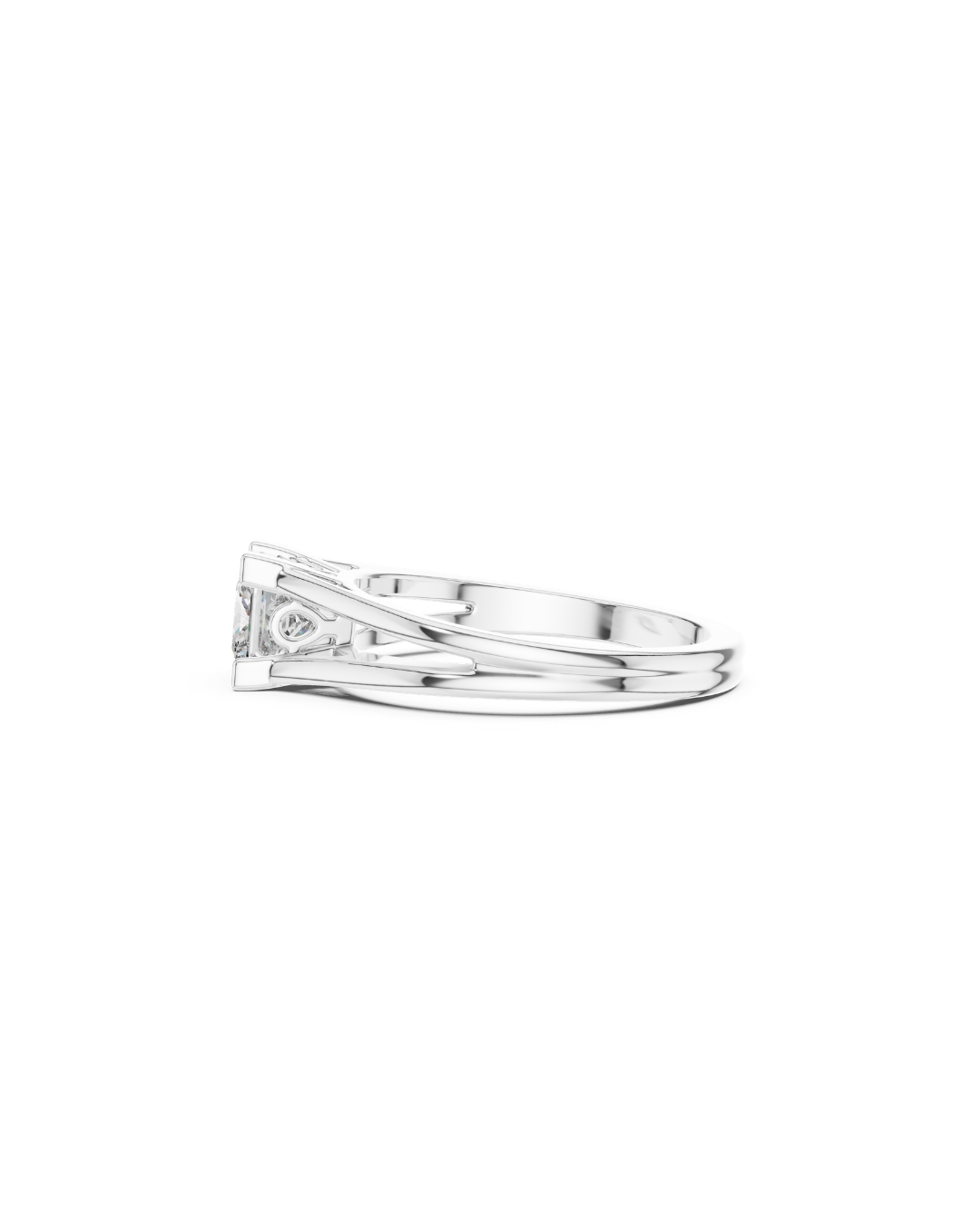 Princess Shape Lab Grown Diamond Ring