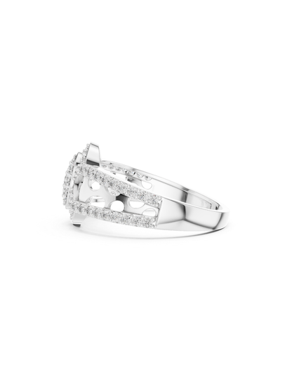 Round Shape Lab Grown Diamond Ring