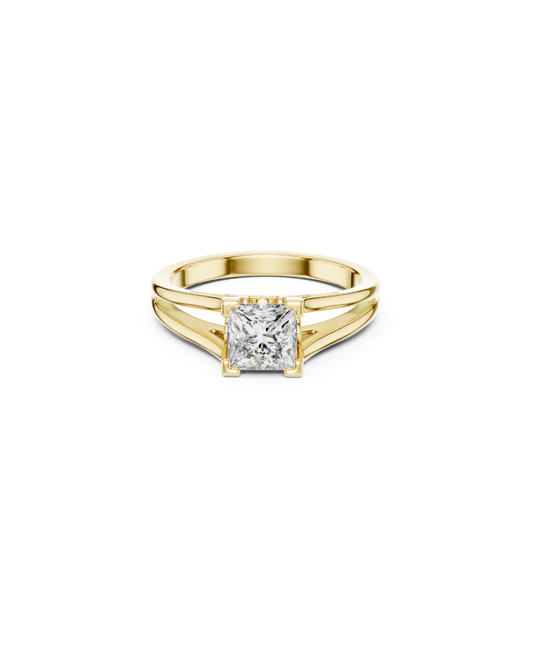 Princess Shape Lab Grown Diamond Ring