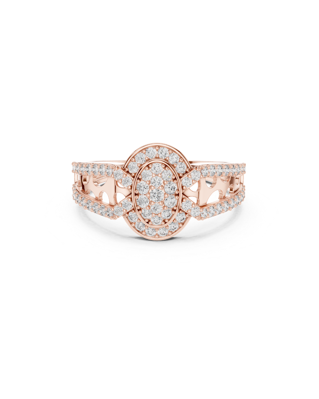 Round Shape Lab Grown Diamond Ring
