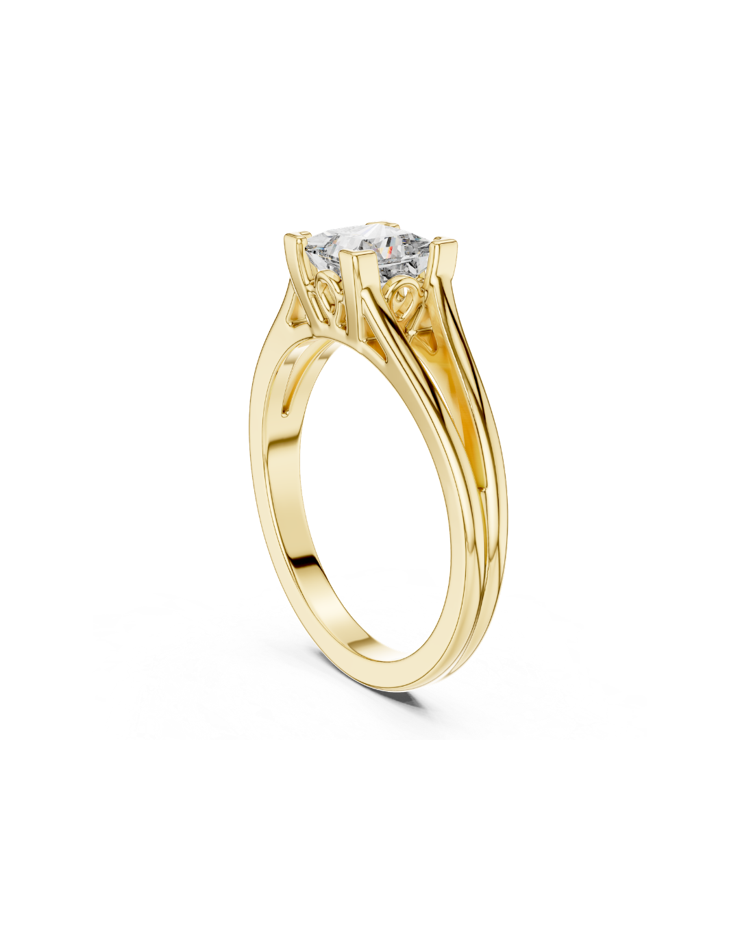 Princess Shape Lab Grown Diamond Ring