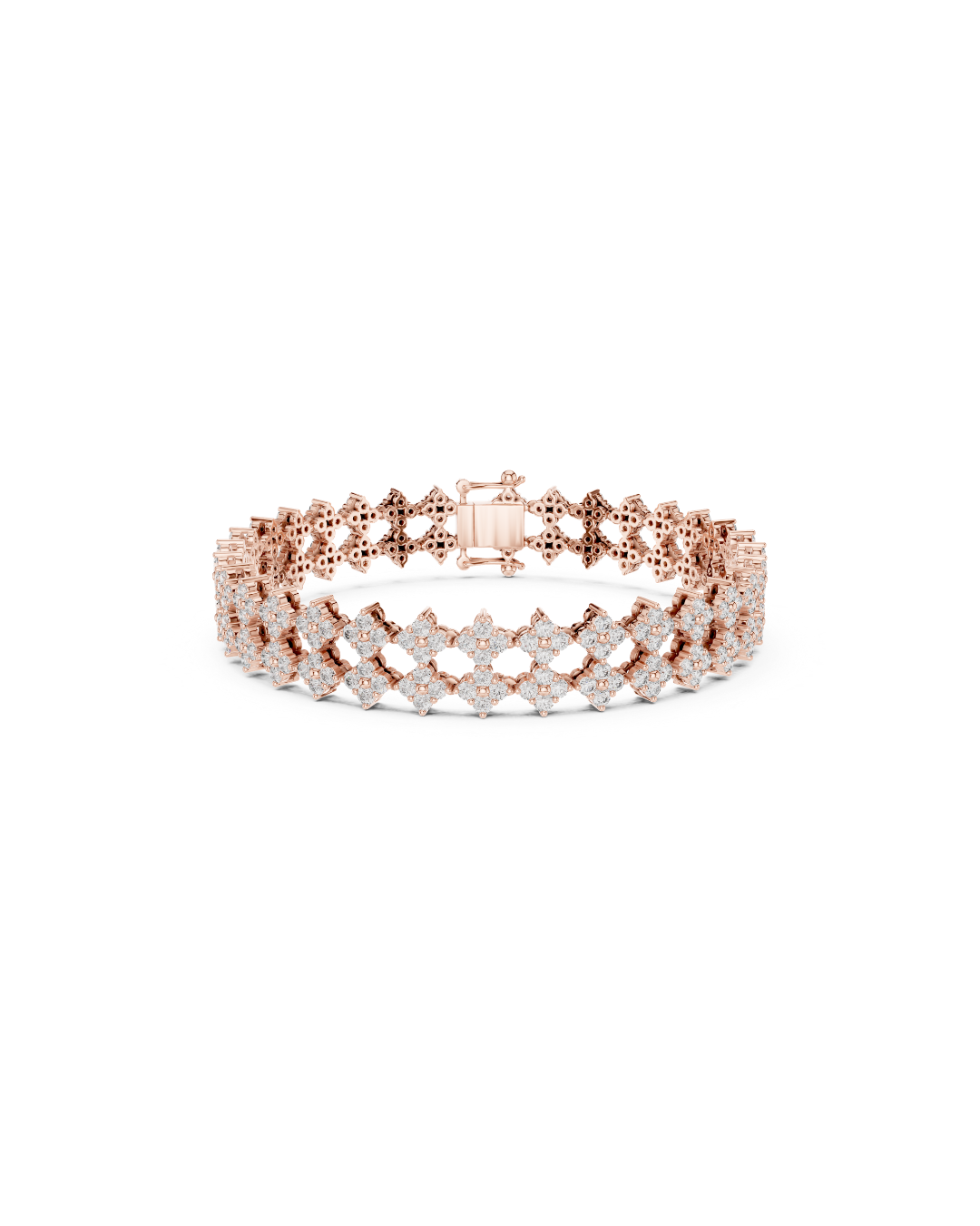 Round Shape Lab Grown Diamond Bracelet